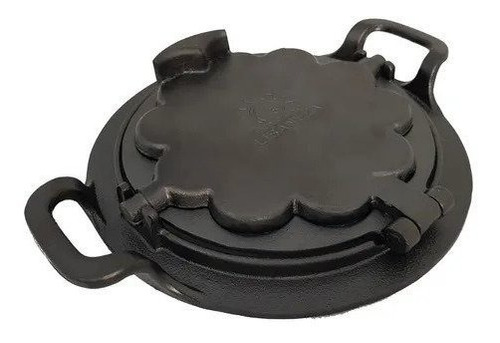 Forma Wafer Ferro Fundido Fogão A Lenha 24cm Libaneza