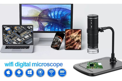 Microscopio Usb Digital Con 1000x Con Base