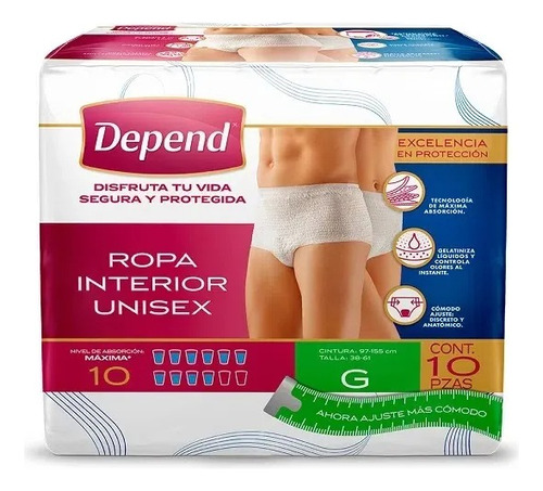 Depend Derma Protect Ropa Interior Unisex