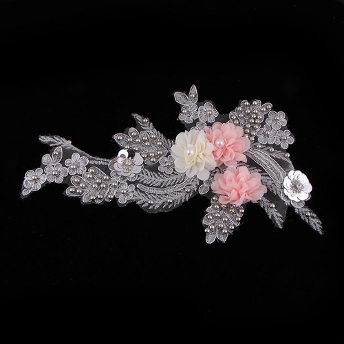 De Encaje De Malla De Flores Coser Apliques Para