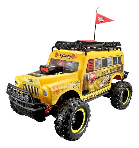 Camioneta A Control Remoto Desert Rebels Maisto School Bus