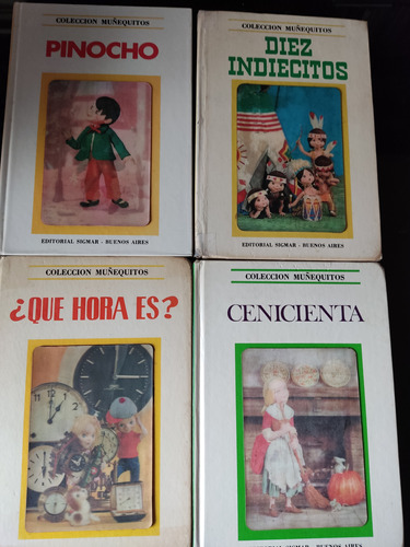 4 Cuentos Colección Muñequitos Sigmar Pinocho Cenicienta Etc