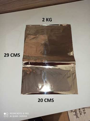 Bolsas Aluminizadas (metalizadas) Café, Hamburguesas Otros..
