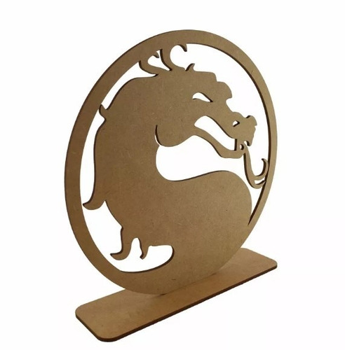 Imagem 2 de 3 de Centro De Mesa Mortal Kombat Super Herói Decoração Mdf Cru