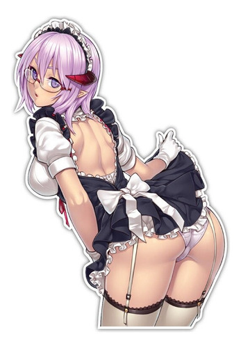 Sticker Anime Sexy Vinilo Auto Laptop Notebook 8,5x12,5cm