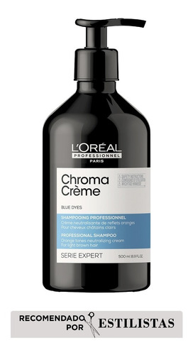 Shampoo Matizador Azul Chroma Crème 500ml L'oréal Pro