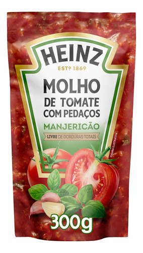 Heinz Molho de Tomate manjericão 300g