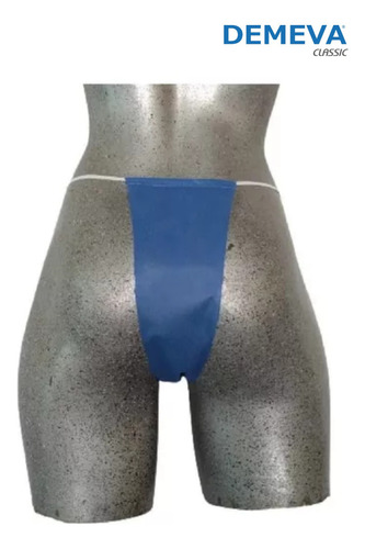 Tanga Desechable Para Spa Con Elástico Demeva 10 Pz Azul Azul