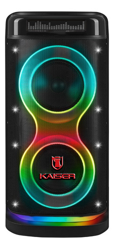 Bocina Kaiser Ksp-5040 140 W Rms Micrófono Bluetooth Negro
