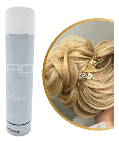 Hair Spray Fixador Ultra Forte Sustentação De Penteado Russo