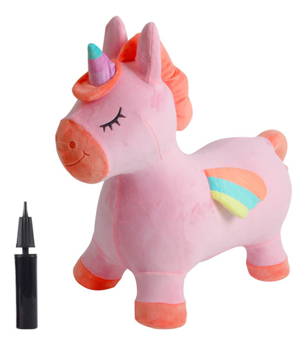 Chesniew Caballo Hinchable De Unicornio, Juguete De Peluche