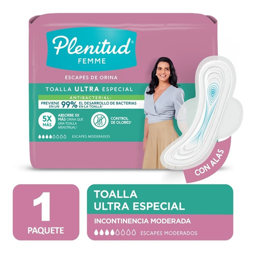 Plenitud Femme Toalla Ultra Especial X 8 Unidades