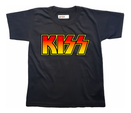 Remera Niño Kiss Logo