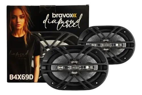Par Alto Falante 6x9 300w Rms Bravox B4x69d 4 Ohms Diamond | Frete