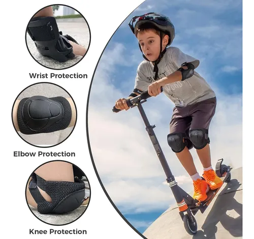 Kit de protección para casco de patinete y bicicleta para niños de