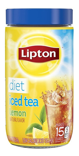Lipton Iced Negro Mezcla Y Té De Limón Dieta 15 Q  2 Pack