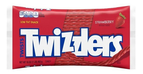 Twizzlers Caramelo Fresa Americano 453grs.