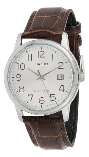 Reloj Casio Mtp-v002l-7b2 #mtp-v002l-7b Banda Analógica De