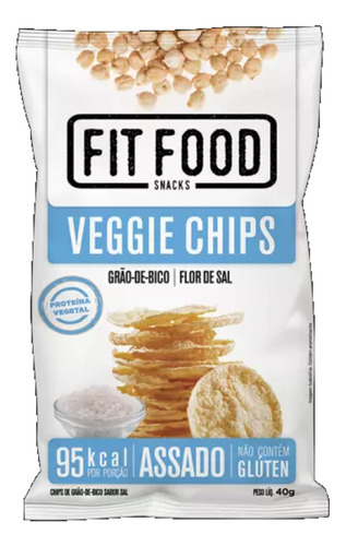 Veggie Chips Grão De Bico Fit Food 40g