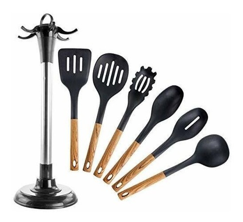 Juego De Utensilios De Cocina De Nailon Megachef, 7 Piezas, 