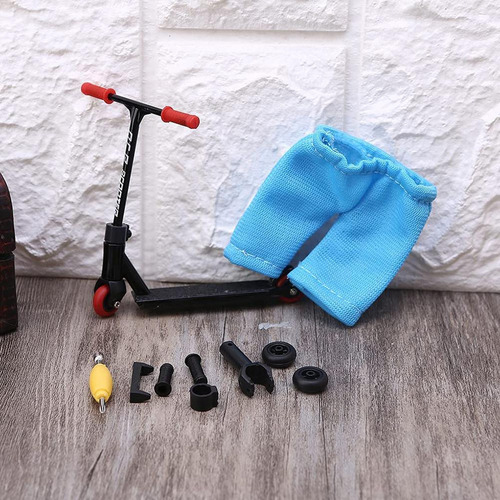 Juego De Modelos Mini Finger Scooter De Aleación Mini Finger