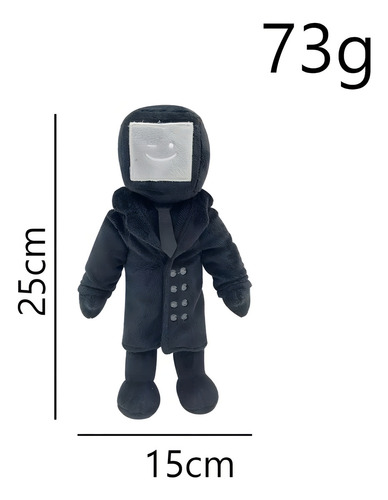 Muñeco De Peluche Iantil Skibidi Wc Tv Man Color Tv Person