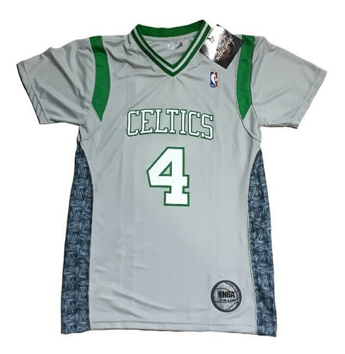Imagen 1 de 2 de Remera De Basquet Nba Camiseta Original Oficial Celtics Gris