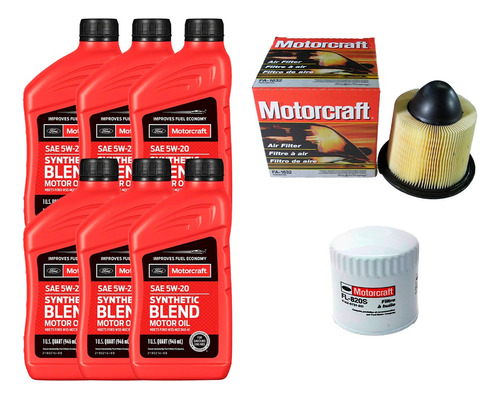 Kit Mant Ford F150 4.6 Motorcraft Filtro Aceite+aire+aceite