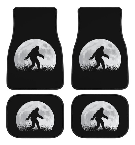 Sedoied Funny Bigfoot Sasquatch Full Moon 4 Alfombrilla Para