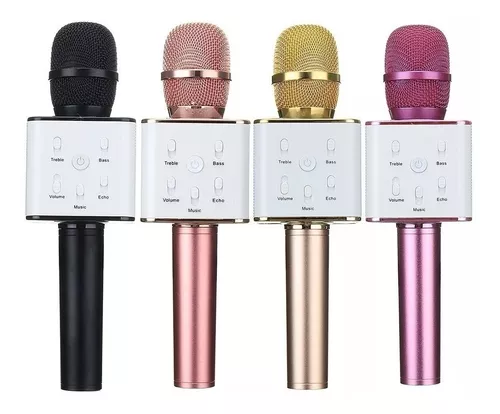 Micrófono Karaoke inalámbrico con Altavoz Bluetooth Q7