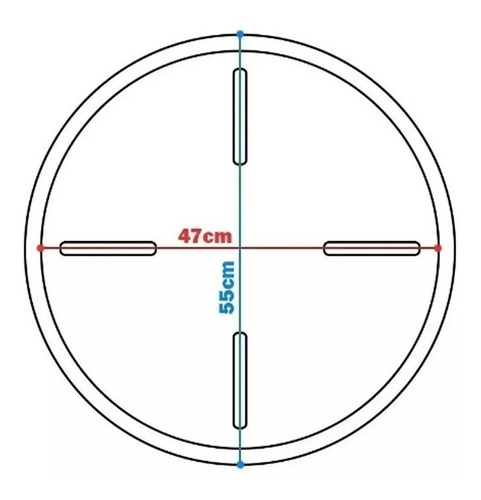 Imagen 2 de 4 de Tapa Para Tanque De Agua Rotoplas Tapaclick Con Aro Original