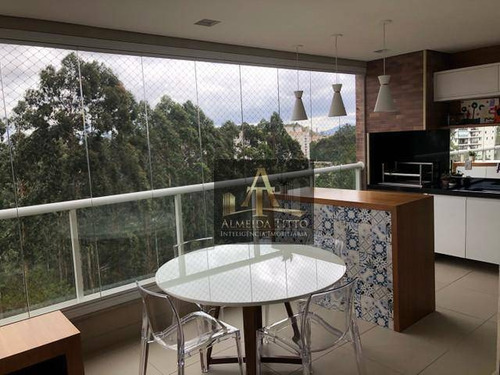 Imagem 9 de 21 de Excelente Apartamento Á Venda No Boulevard, Santana De Parnaíba. Com 3 Suítes, Gourmet E Lazer! - Ap3074