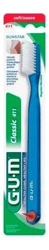 Gum Cepillo Dental Classic Suave 411 Combo X 10 Cepillos