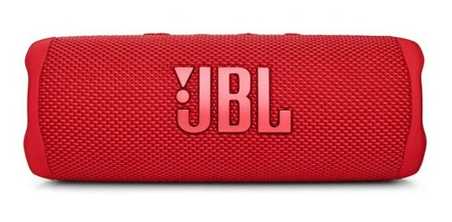 Caixa De Som Jbl Flip 6 Vermelha Bluetooth, À Prova D'água