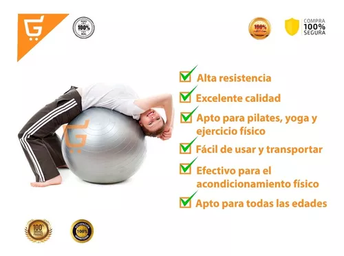 VITALWORXX Pelota de gimnasia para mujeres embarazadas extremadamente  estable para yoga 65 cm con bomba con ejercicios para embarazo parto salud  yoga fitness oficina trabajo recreación pilates : : Deportes y aire