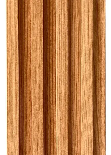 Painel Ripado De Madeira Ecológica 290x16x2,5 Cm Wpc Parede