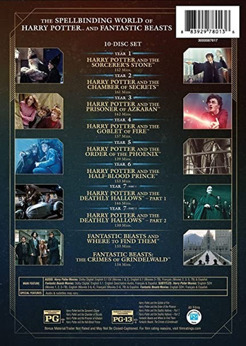 Harry Potter / Fantastic Beast  10-film Collection