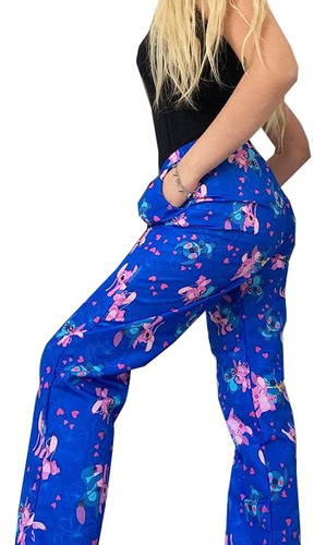 Pantalon Microfibra Stitch Lilo And Stitch Love Anime Disney