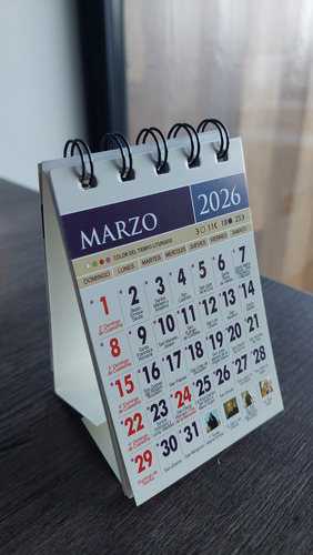 Calendario Religioso De Escritorio 2026 San Cayetano