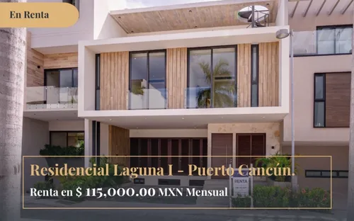 Casa En Renta En Puerto Cancun
