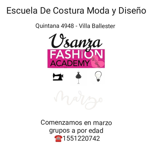 Imagen 5 de 5 de Curso De Costura Y Diseño De Modas Grupos Infanti Y Juveni