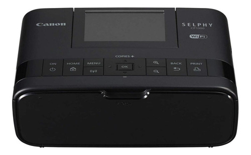 Imagen 1 de 3 de Impresora portátil a color fotográfica Canon Selphy CP1300 con wifi negra 100V/240V