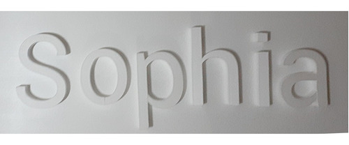 Carteles Polyfan 15 Cm Letras Corporeas Tu Nombre