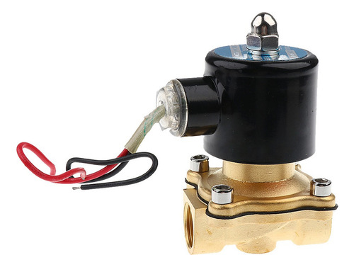 12v Dc 1/2pulgadas Latón Solenoide Electroválvula Para