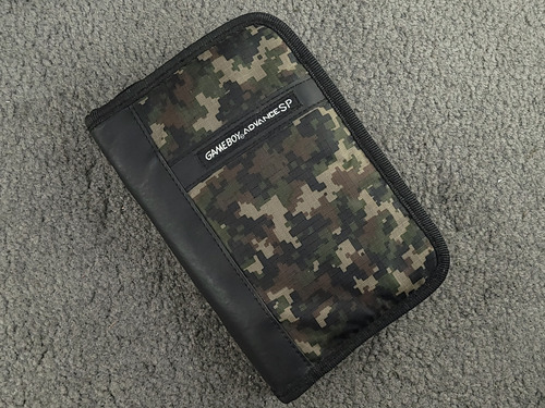 Estuche Nintendo Game Boy Advance Sp Original Camuflajeado (Usado)