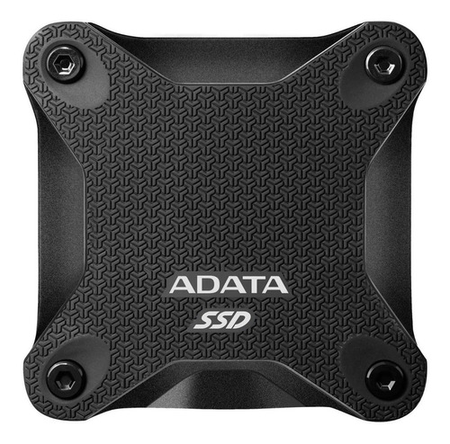 Disco sólido SSD externo Adata ASD600Q-240GU31 240GB negro