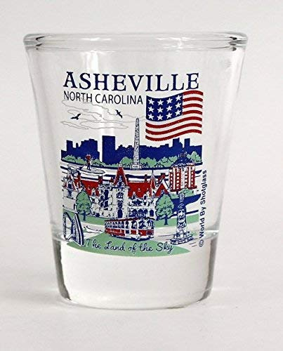 Vaso Chupito Coleccion Great American Citie Asheville North