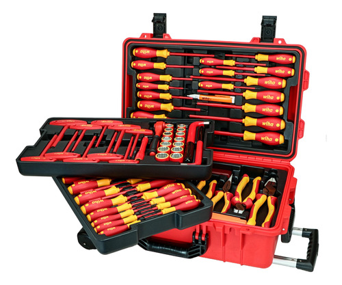 Set De Herramientas Aisladas Wiha, 80 Piezas Con Estuche