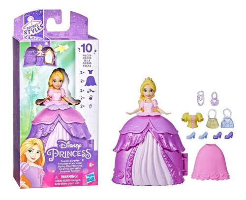 Disney Princesa Rapunzel Sorpresa Con Estilo Y Accesorios