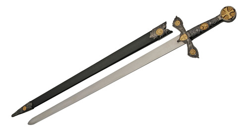 Espada Medieval Templarios Oro Suministros Caballeros